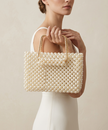 Pearl Beaded Tote Bag – No. 4